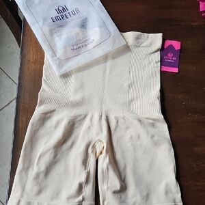 Empetua High-Waisted Shaper Shorts in Cream